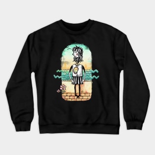 Empty Heart Watercolor Crewneck Sweatshirt